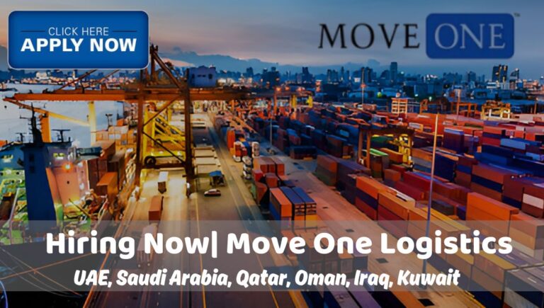 Move One Logistics Careers 2024 – UAE, KSA, Iraq, Qatar, Kuwait