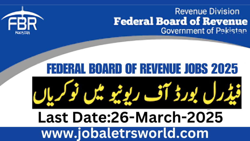 Federal Board of Revenue Jobs