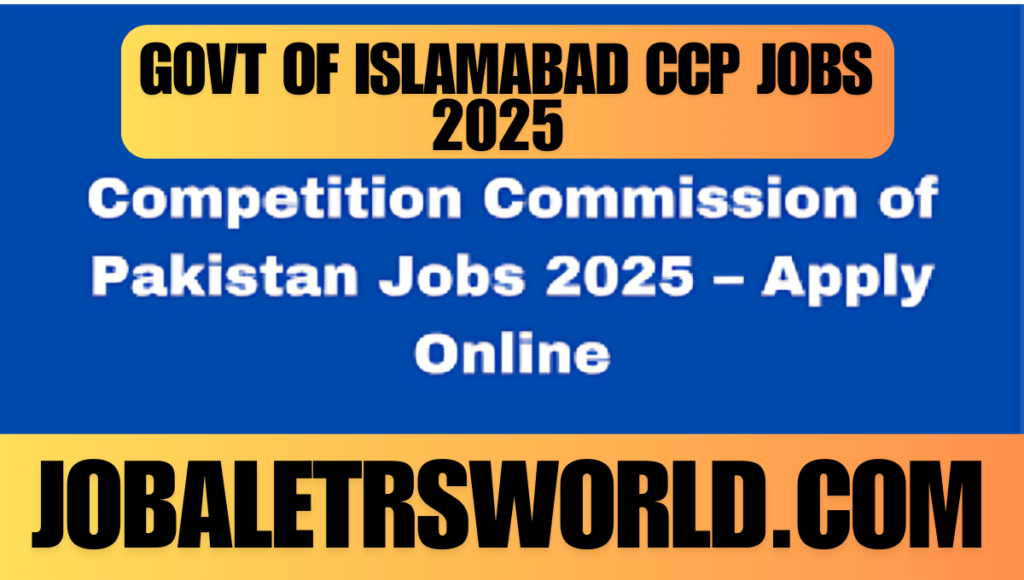 Competition Commission of Pakistan Job