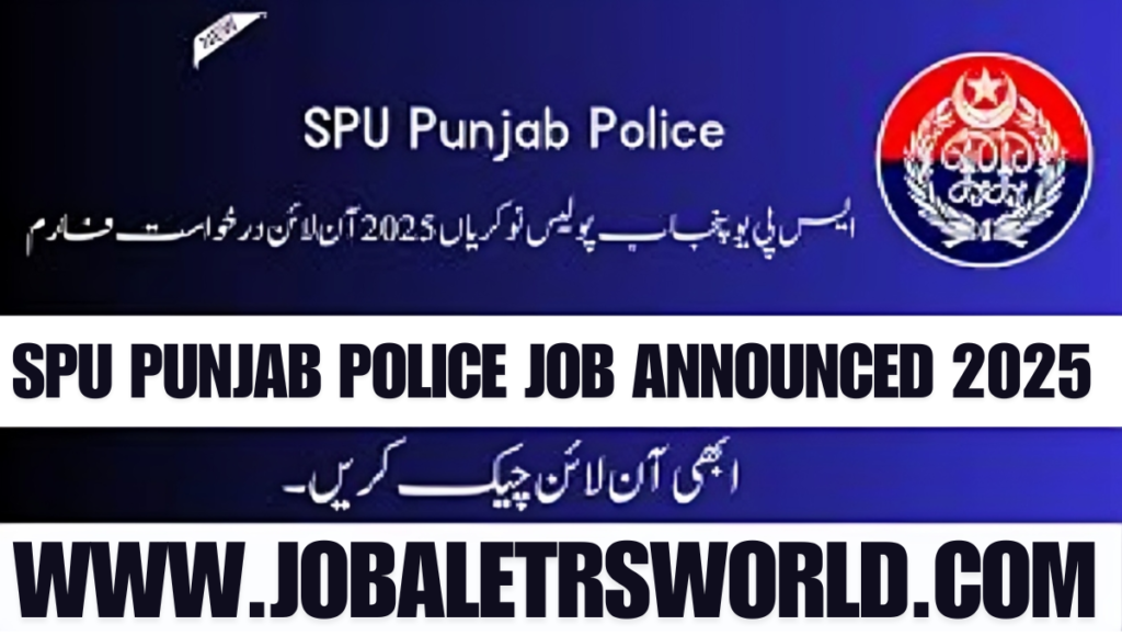 SPU Punjab Police Jobs